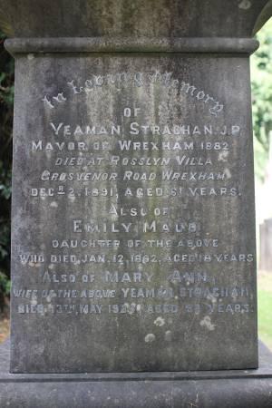 Yeaman Strachan headstone